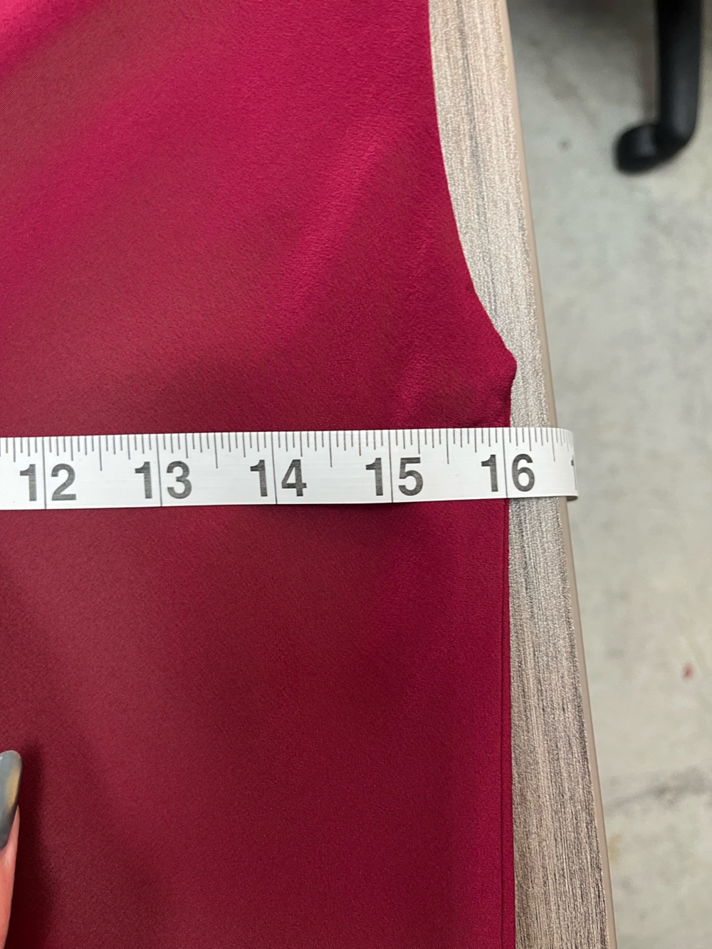 Judith & Charles Raspberry Silk Top - Picture 5 of 5